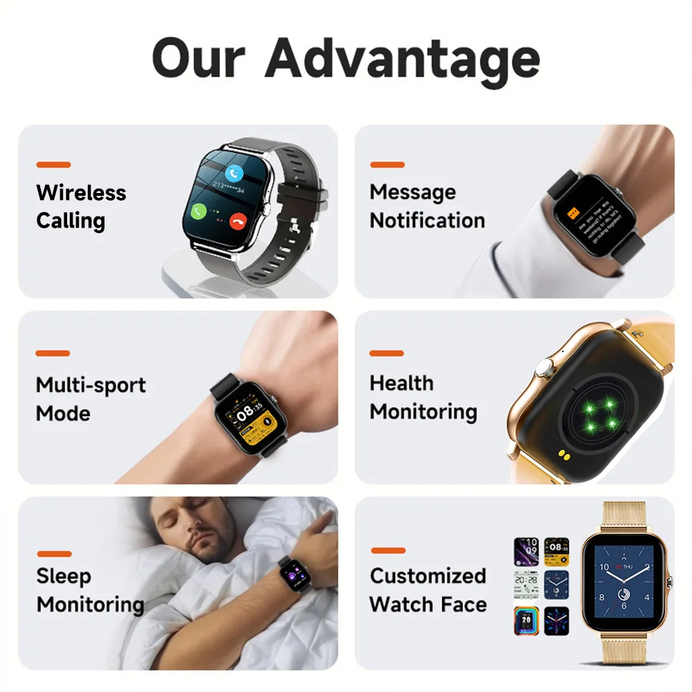 Smart Watch For Android IOS Wa - Women Fashion Zone recensione e prezzo