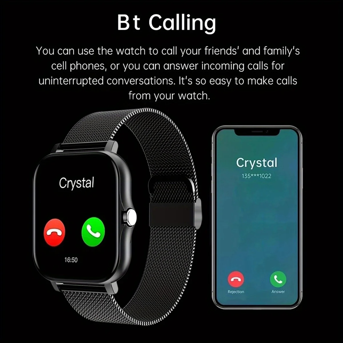 Smart Watch For Android IOS Wa - Women Fashion Zone recensione e prezzo