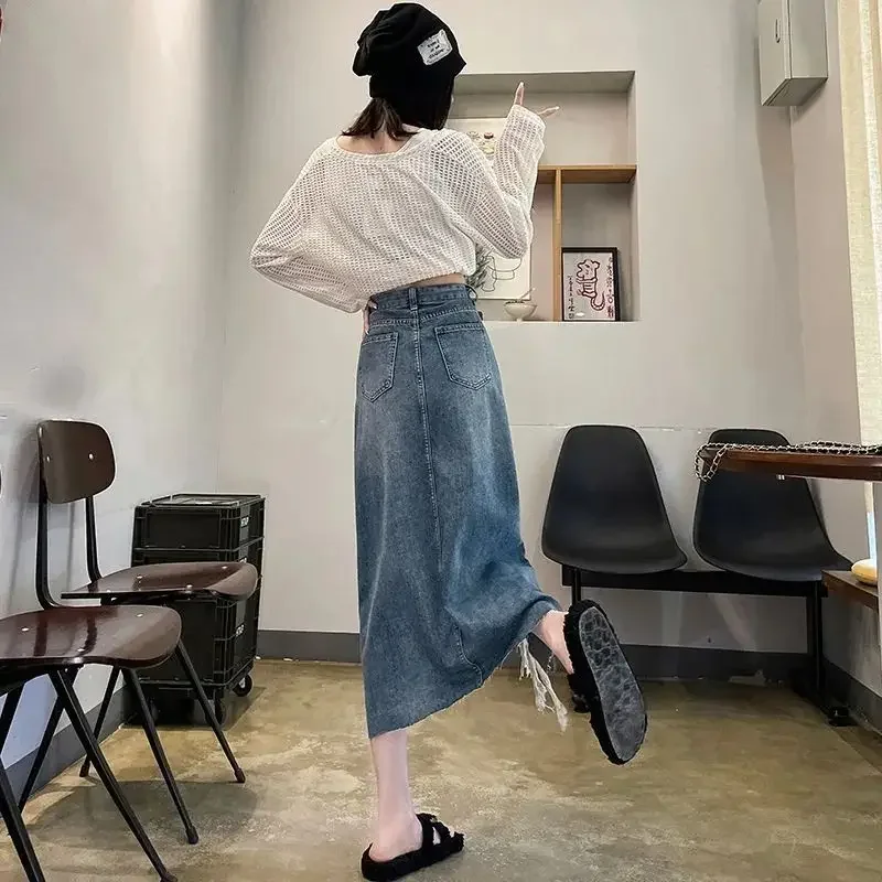 Women's Denim Skirt High Waist - Women Fashion Jeans recensione e prezzo