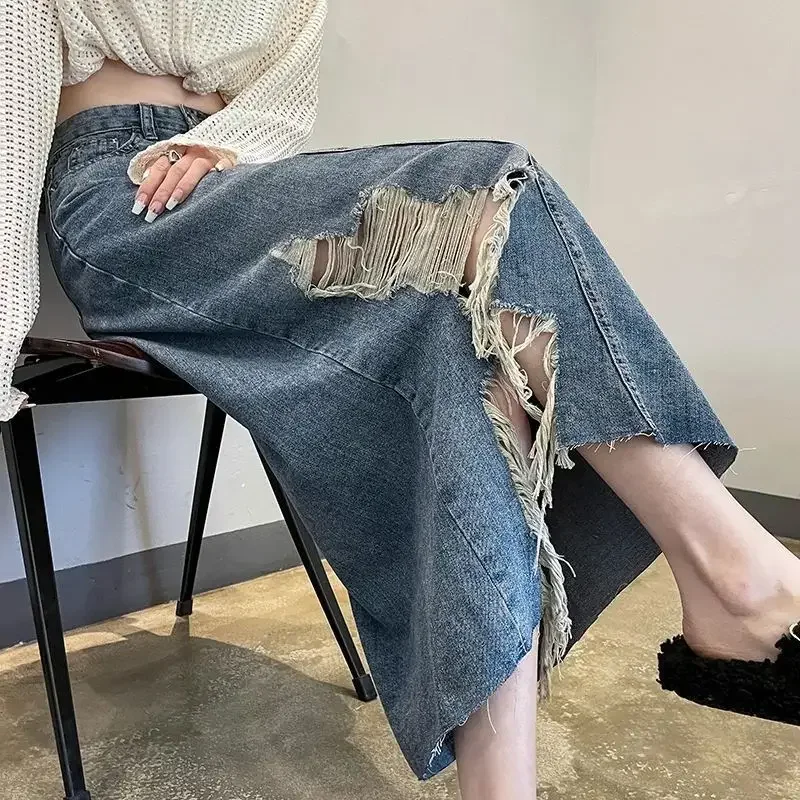 Women's Denim Skirt High Waist - Women Fashion Jeans recensione e prezzo
