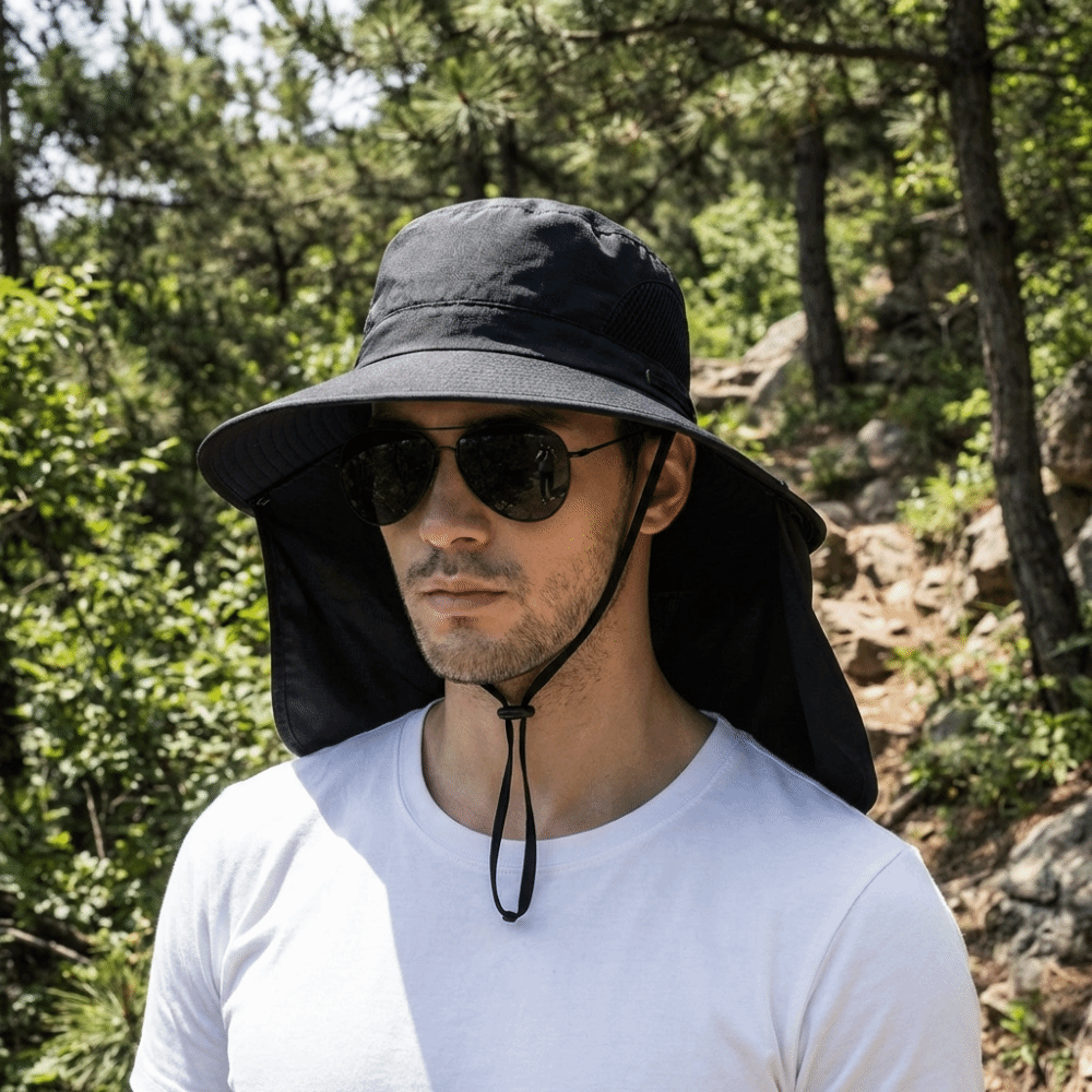 Removable Cloth Men Sun Hat Bi - Bucket Hat Women recensione e prezzo