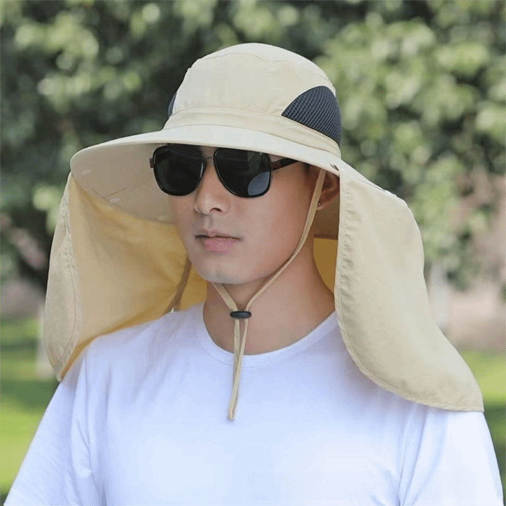 Removable Cloth Men Sun Hat Bi - Bucket Hat Women recensione e prezzo