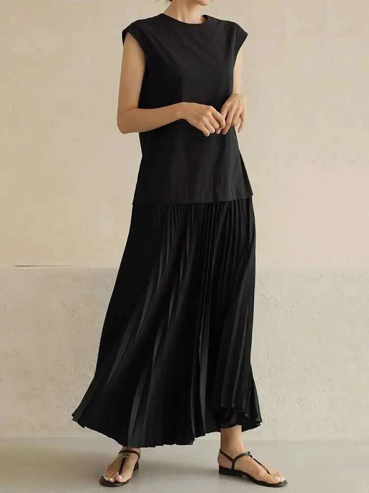 Spliced Pleated Dress For Wome - Women'S Fashion From The 60S recensione e prezzo