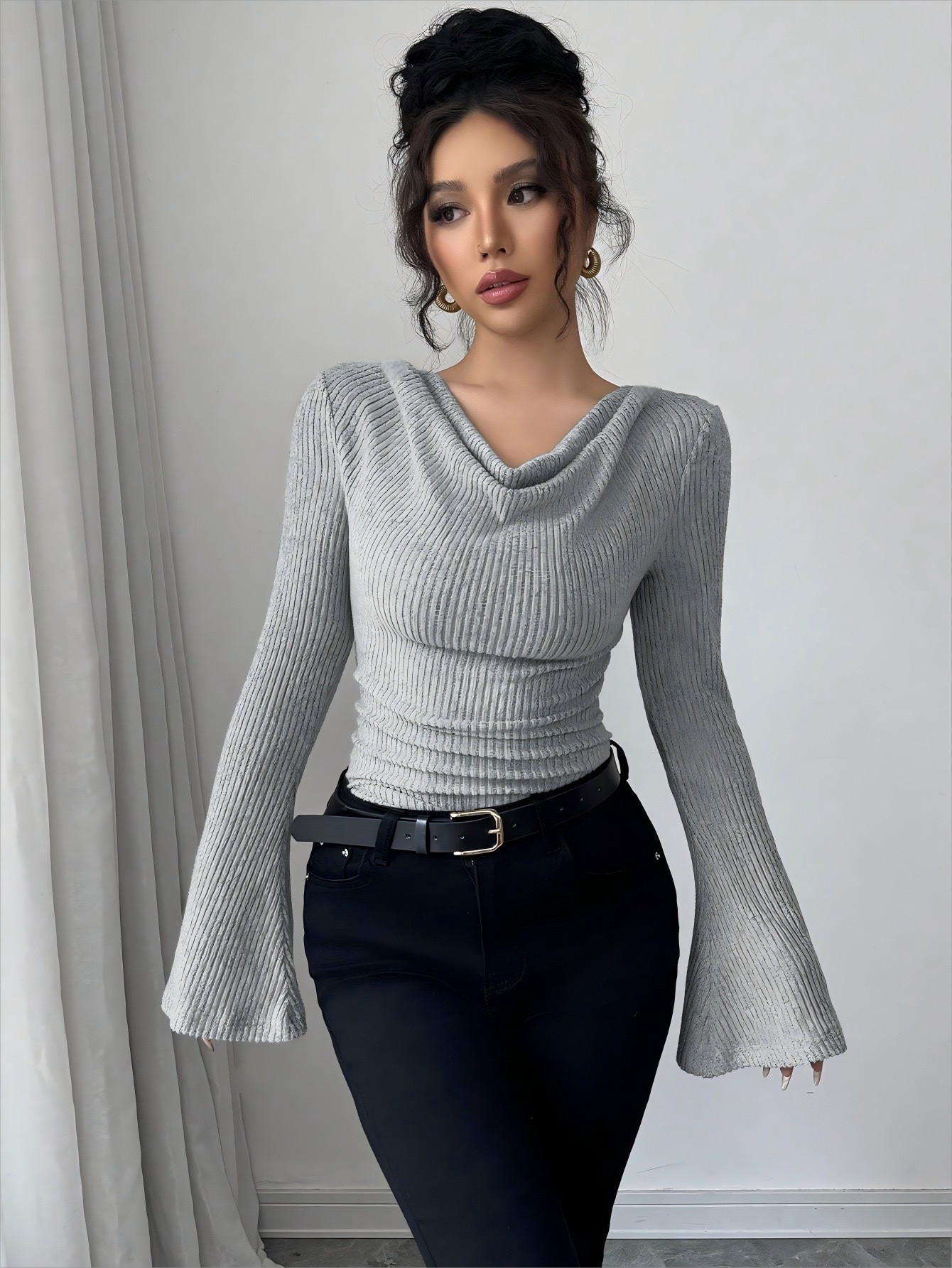 Women Blouse Off Shoulder Cowl - Women Fashion Blouse recensione e prezzo