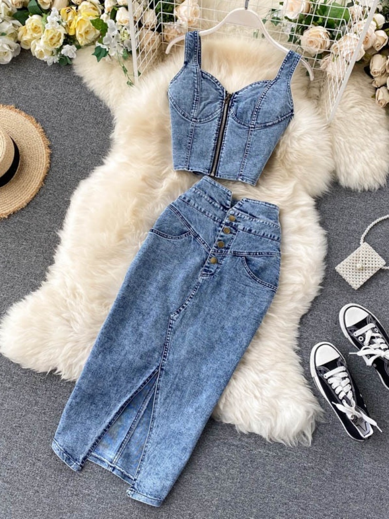 Fashion Denim 2 Piece Sets Wom - Women'S Fashion Trends Spring 2026 recensione e prezzo