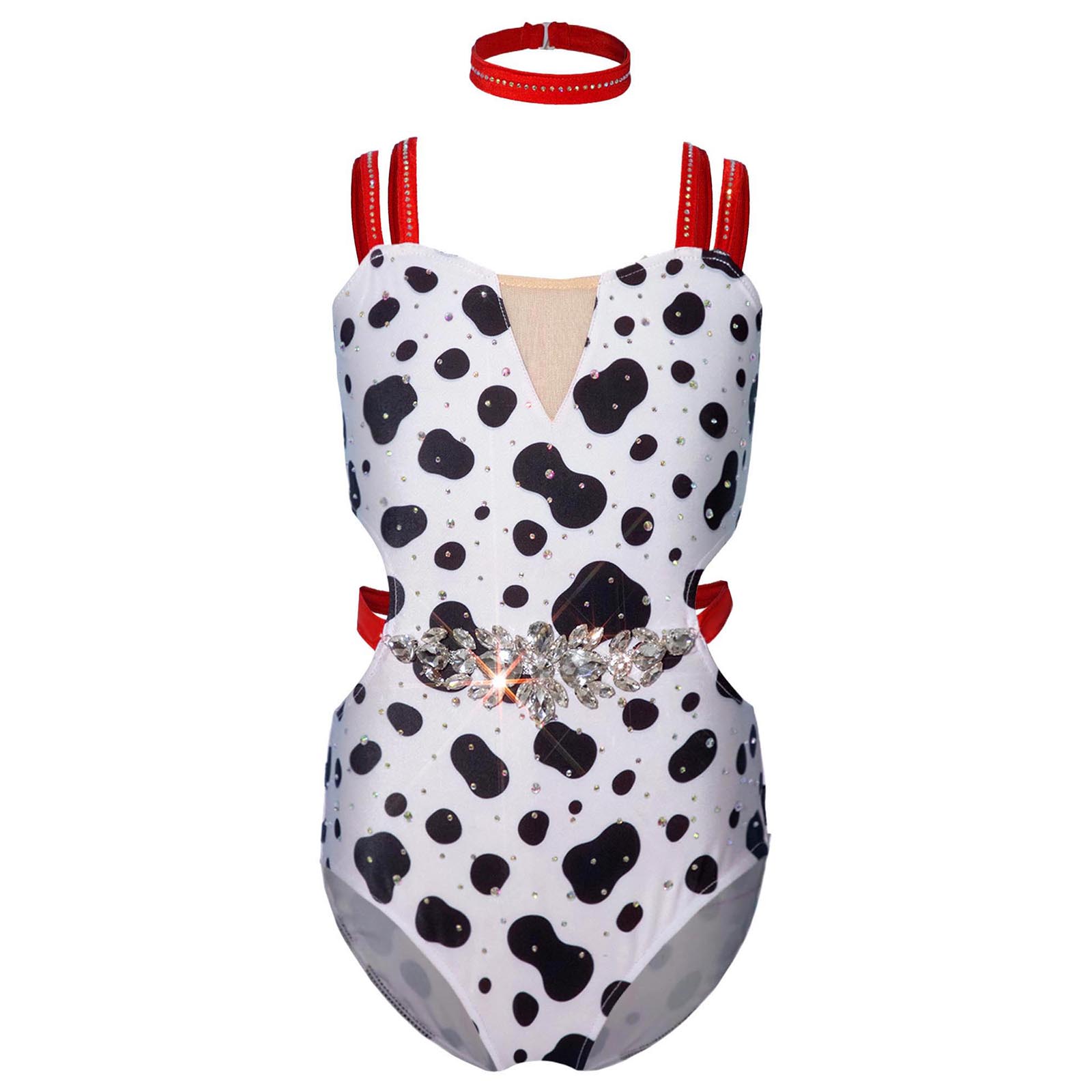 Kids Girls Dalmatian Cosplay C - Sleeveless Jumpsuit recensione e prezzo