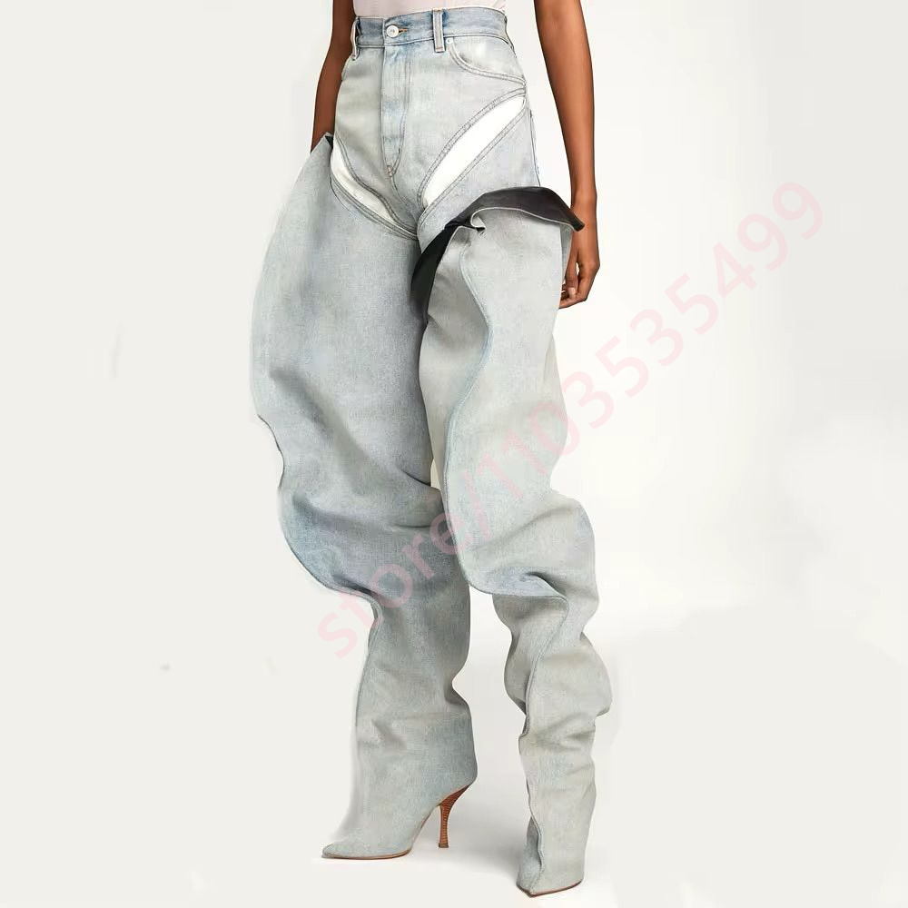 Pointed Pleated Over-The-Knee  - Women'S Fashion Trousers recensione e prezzo