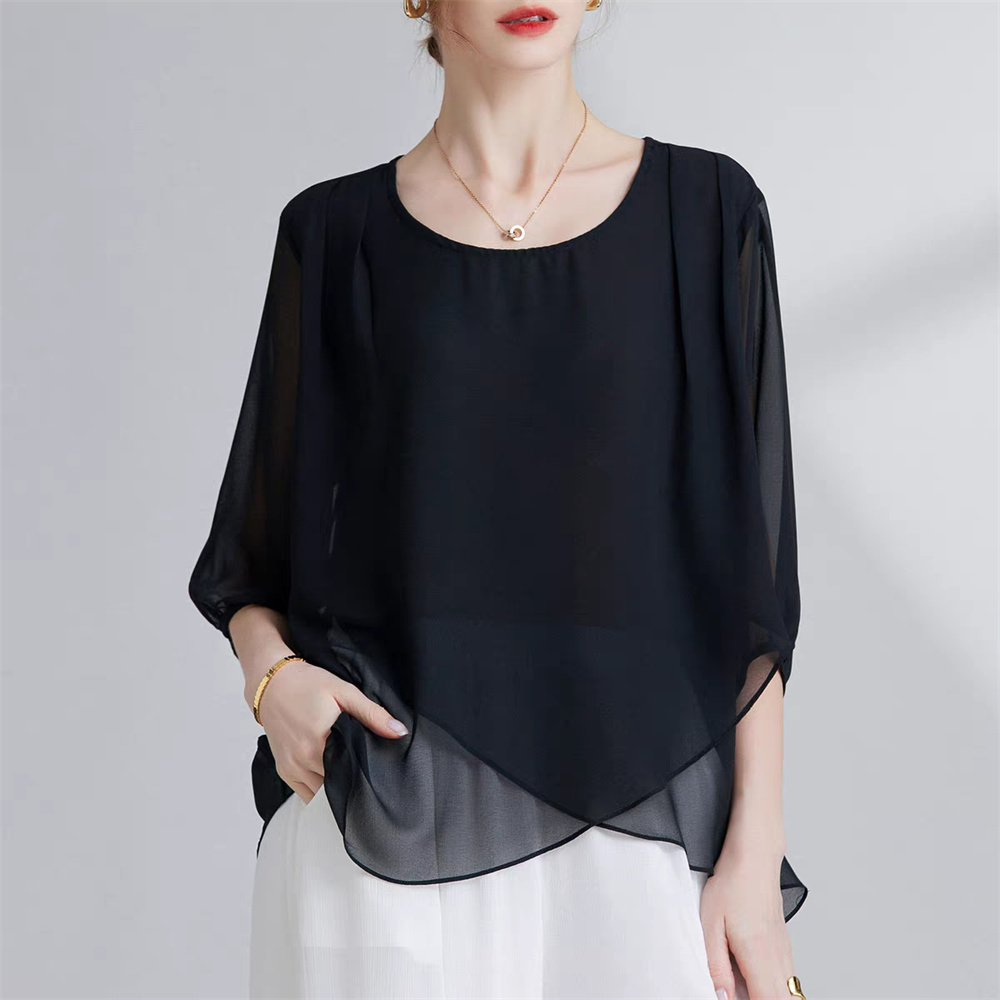 Korean Style Chiffon Plus-Size - Women Fashion Blouse recensione e prezzo