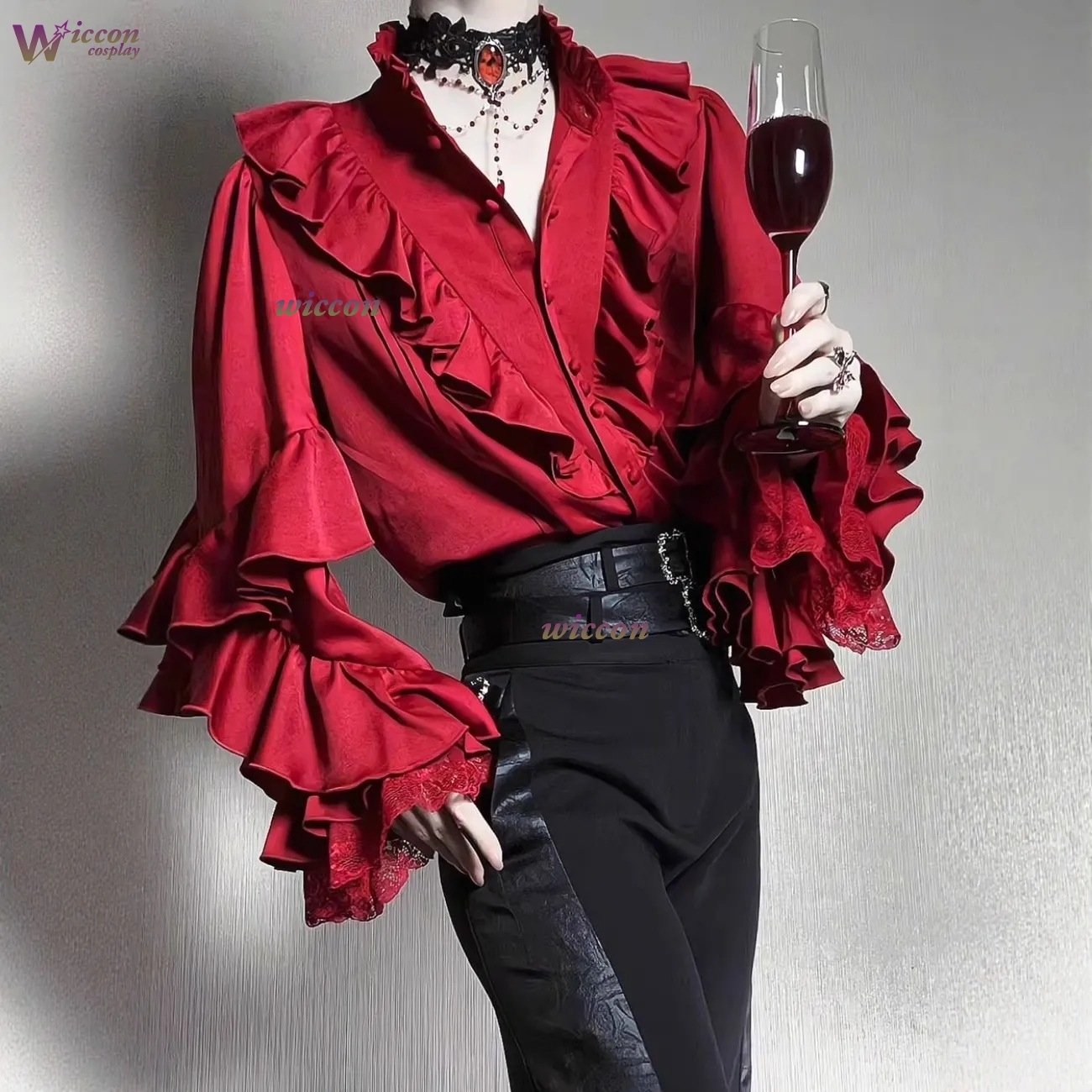 Lolita Gothic Vampire Cosplay  - Women Fashion Blouse recensione e prezzo