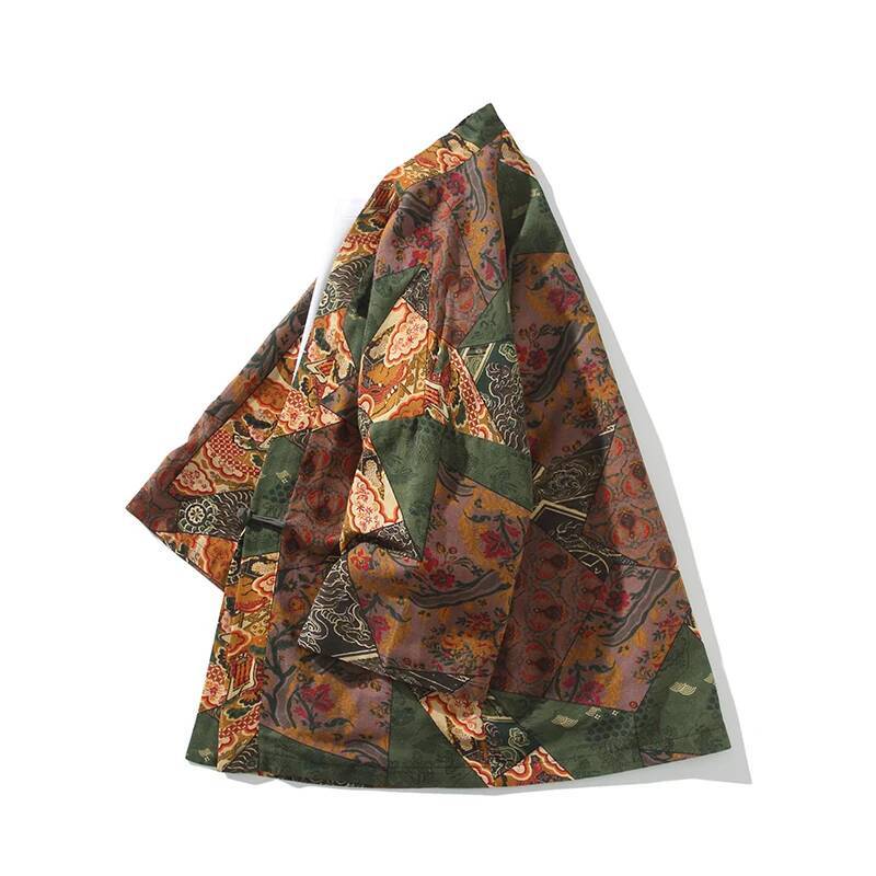 Ethnic Style Print Yukata Men  - Women Fashion Blouse recensione e prezzo