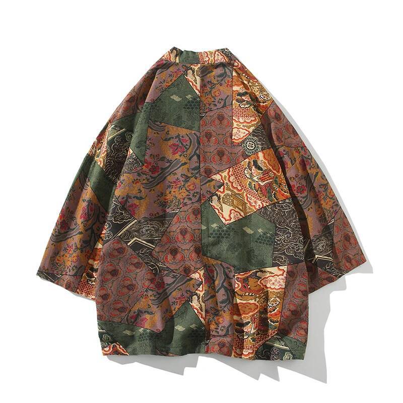 Ethnic Style Print Yukata Men  - Women Fashion Blouse recensione e prezzo