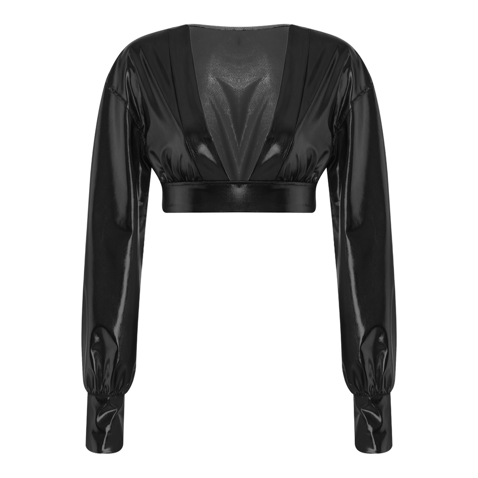 Womens Y2K Metallic Shiny Hip  - Women Fashion Blouse recensione e prezzo